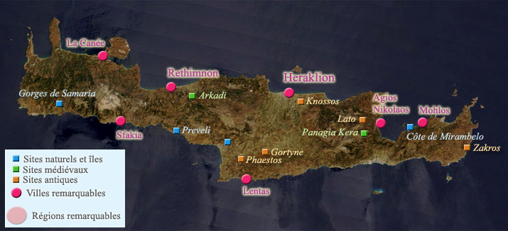 carte de crete antique - Image