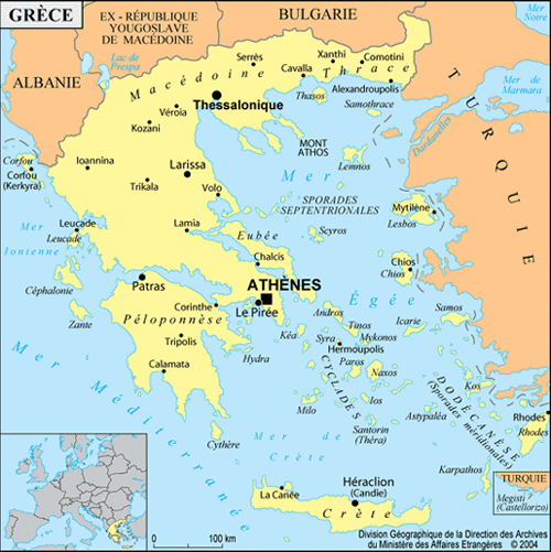 map of greece and rome. greece map