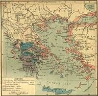 Peloponnese war map
