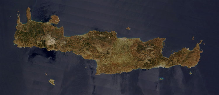 photo of crete island