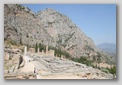 photo de delphes - sanctuaire d'Apollon