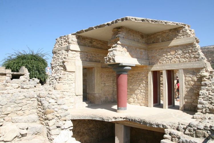 site antique de knossos