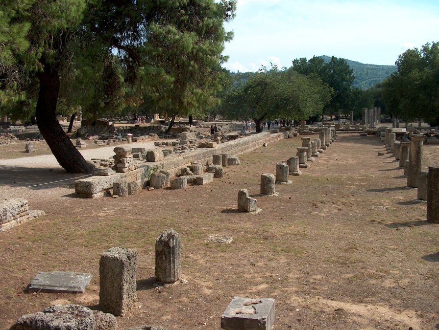Antikes Olympia Stadion