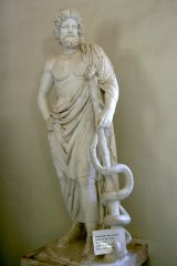 Statue d'Asclépios, Epidaure