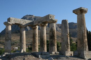 Temple d'Apollon, Corinthe antique 01