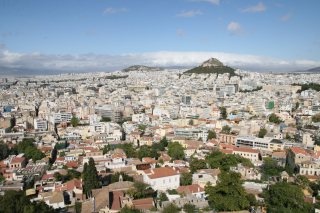 Panorama depuis l'Acropole sur Athènes 02