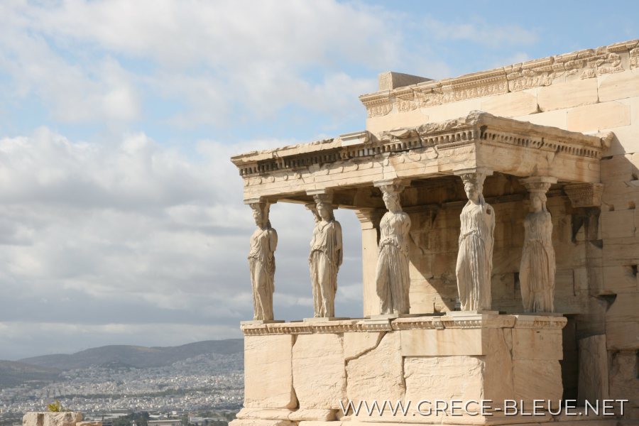 Cariatide, Eretteo, Acropoli