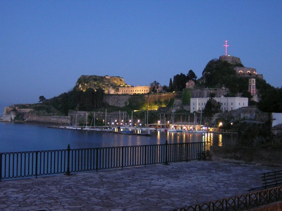 L’ancienne citadelle de la ville de Corfou, île de Corfou, Grèce