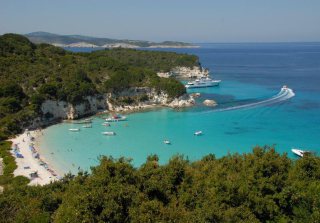 Plage Voutoumi à Antipaxos
