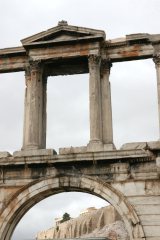 Porte d'Hadrien et Acropole