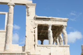 Tribune des caryatides, Érechthéion 01